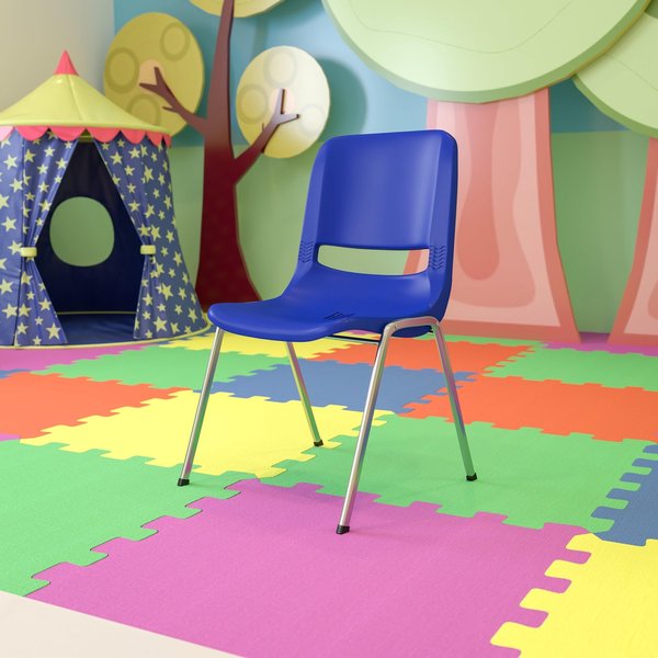 Navy Plastic Stack Chair