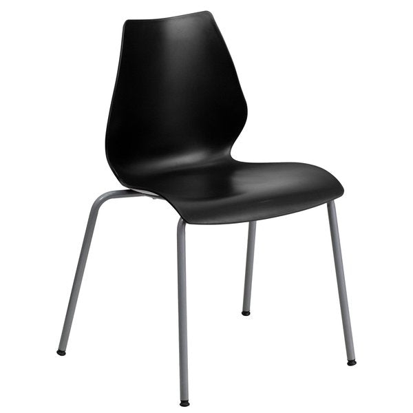 Black Plastic Stack Chair