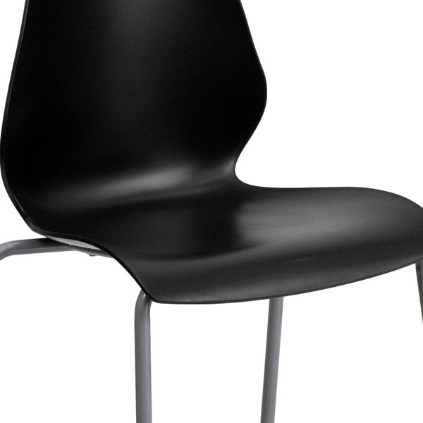 Black Plastic Stack Chair