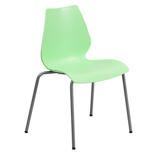 Green Plastic Stack Chair