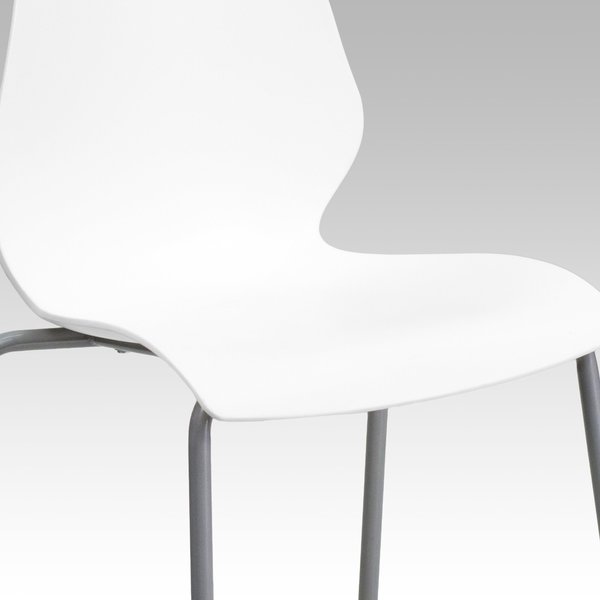 White Plastic Stack Chair