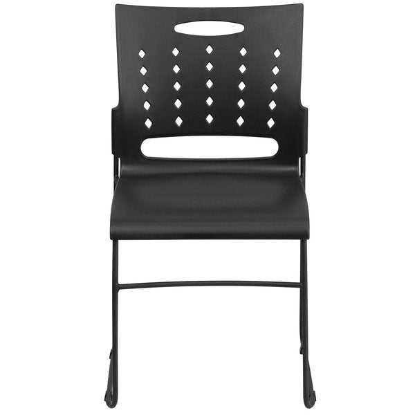 Black Plastic Stack Chair