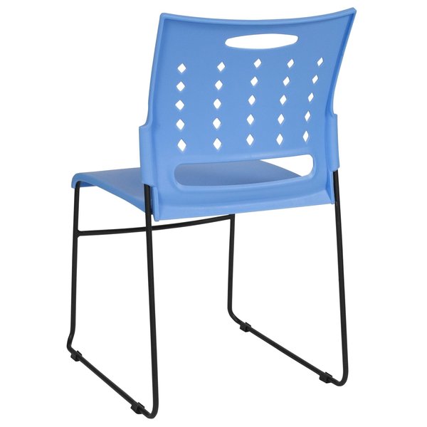 Blue Plastic Stack Chair