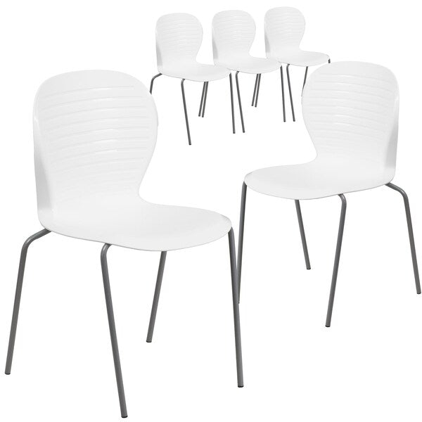 HERCULES Series 551 lb. Capacity White Stack Chair