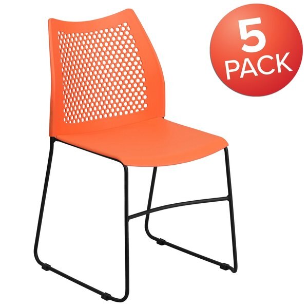 Org Plastic Sled Stack Chair
