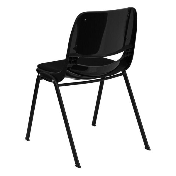 Black Plastic Pad Stack Chair