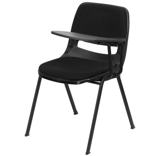 Black Plastic Tablet Arm Chair