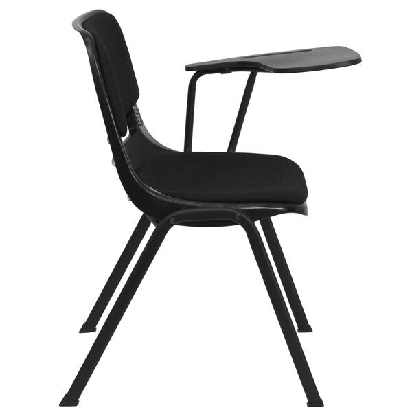 Black Plastic Tablet Arm Chair