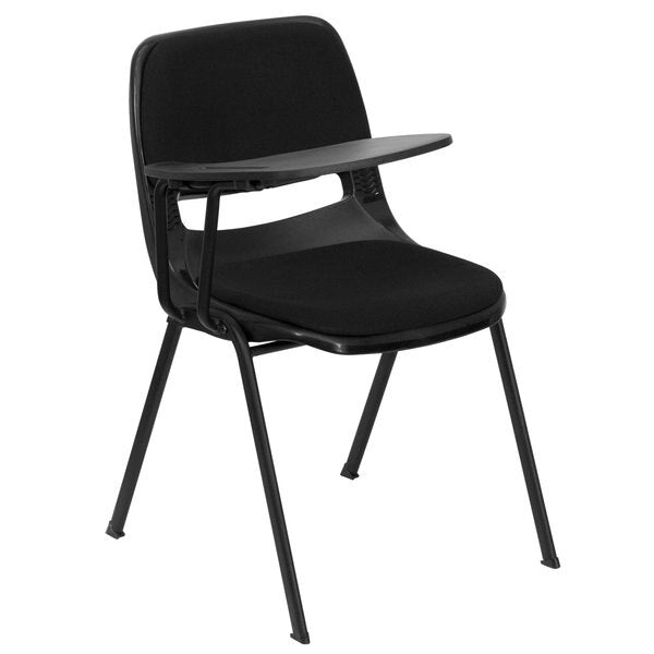 Black Plastic Tablet Arm Chair