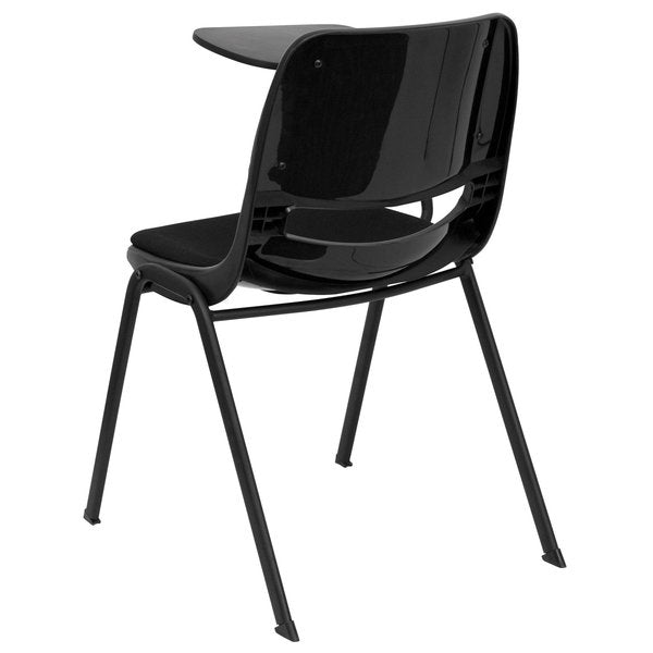 Black Plastic Tablet Arm Chair