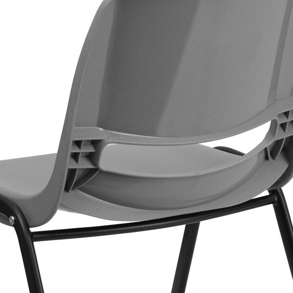 Gray Plastic Stack Chair