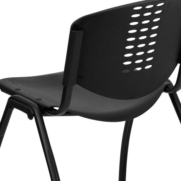 Black Plastic Stack Chair