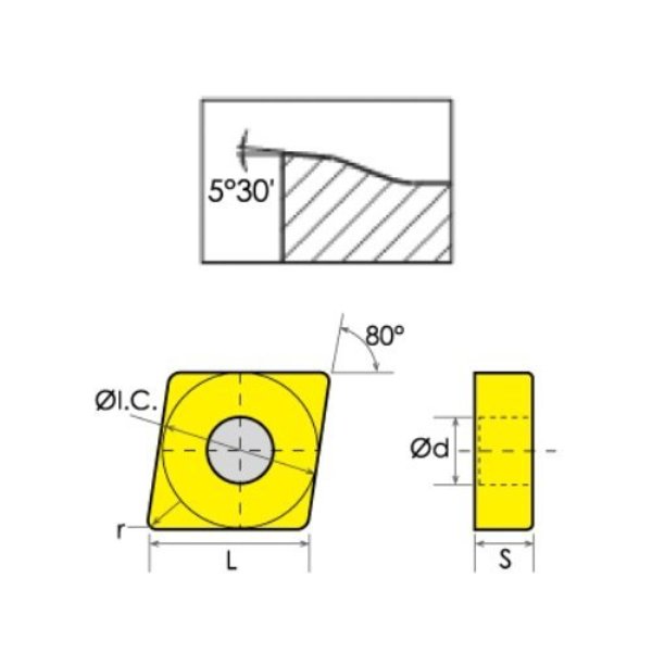 CNMG-643-DM Coated Carbide Insert