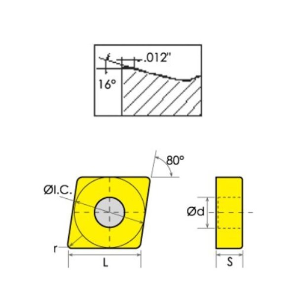 CNMM-544-DR Coated Carbide Insert