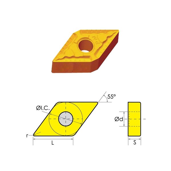 DNMG-332-PM Coated Carbide Insert