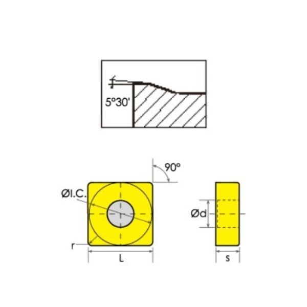 SNMG-543-DM Coated Carbide Insert