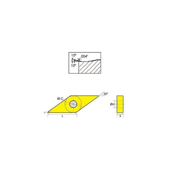 VNMG-332-DF Coated Carbide Insert
