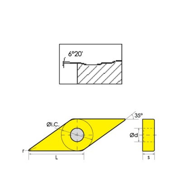 VNMG-332-PM Coated Carbide Insert