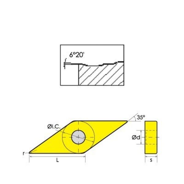 VNMG-331-PM Coated Carbide Insert