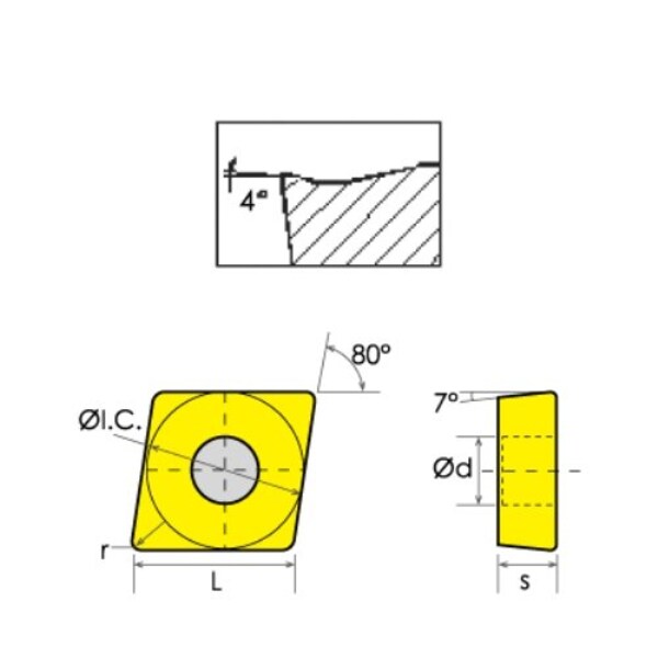CCMT-433-HM Coated Carbide Insert