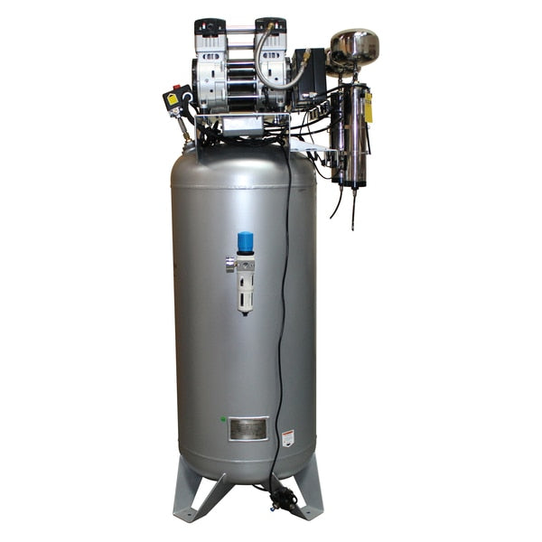 Ultra Quiet Oil-Free 60-gal 4-HP w/Auto Drn & Air Dry