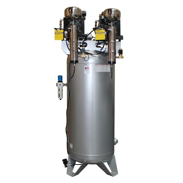 Ultra Quiet Oil-Free 60-gal 4-HP w/Auto Drn & Air Dry