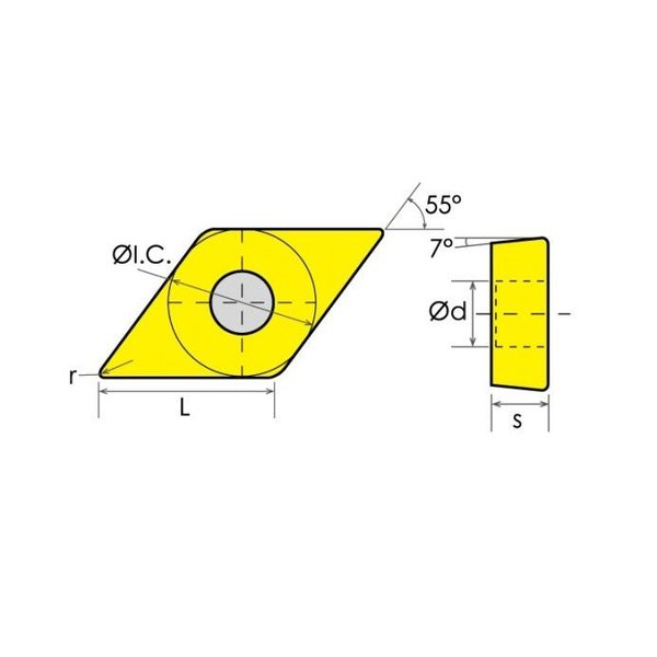 DNMA-444 Coated Carbide Insert