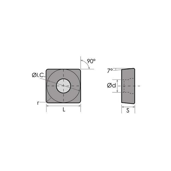 SCMT-432 C-6 Carbide Insert