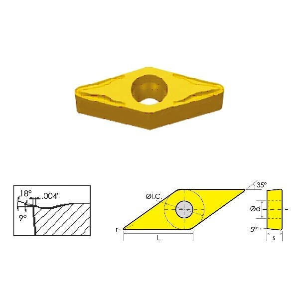 VBMT-331-HM Coated Carbide Insert