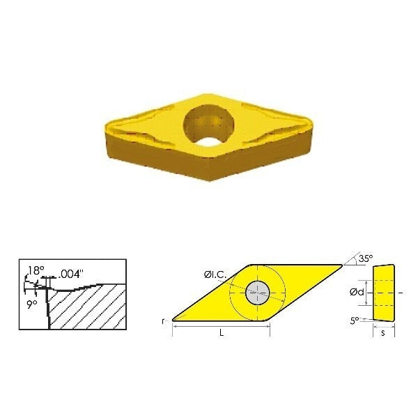 VBMT-332-HM Coated Carbide Insert