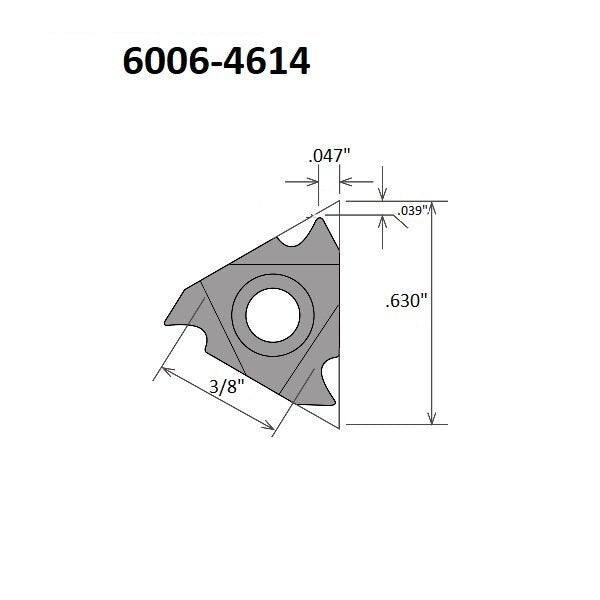 16ER-14UN TiALN Coated External Threading & Grooving Insert