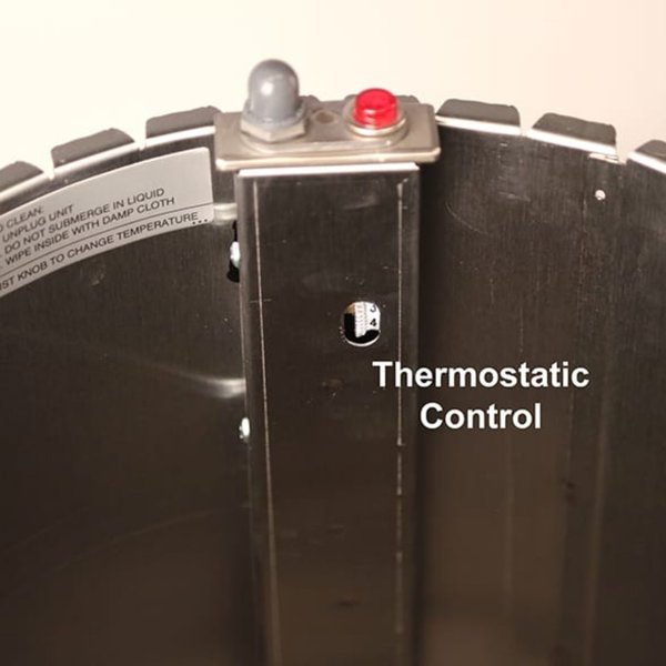 Regular Heated Drop-In Plate Dispenser - Fits Plates 9-1/4