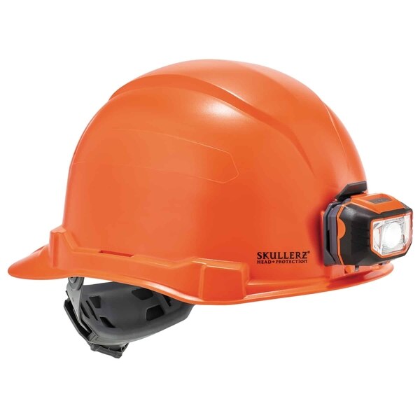 Orange Class E Hard Hat Cap w/Ratchet Su