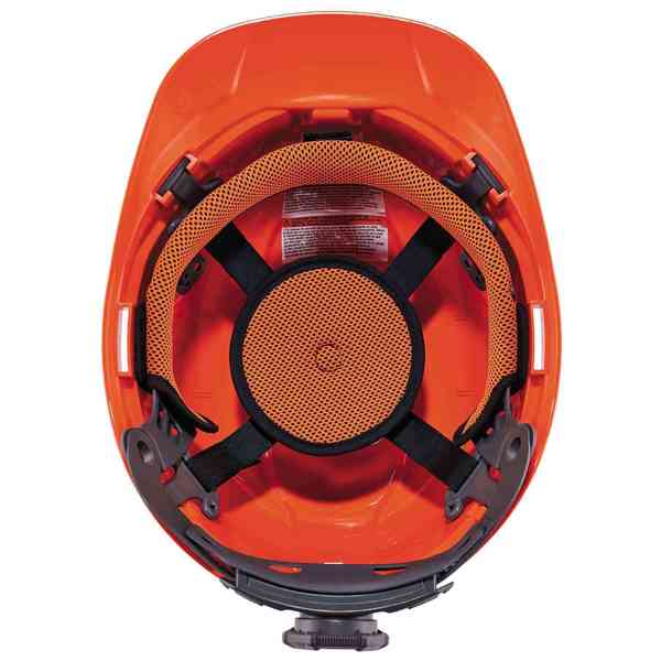 Orange Class E Hard Hat Cap w/Ratchet Su