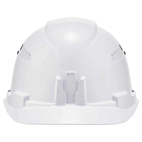 White Class C Hard Hat Cap Style Vented