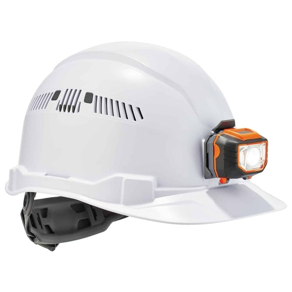 White Class C Hard Hat Cap Style Vented