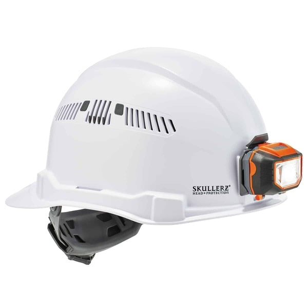 White Class C Hard Hat Cap Style Vented