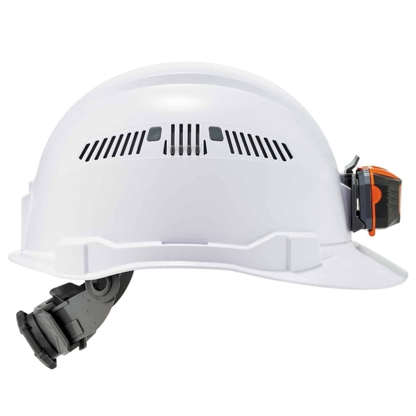 White Class C Hard Hat Cap Style Vented