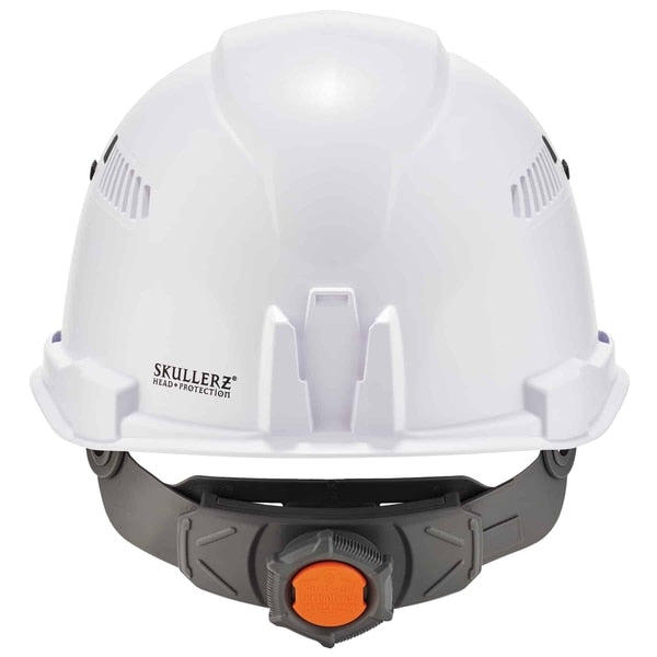 White Class C Hard Hat Cap Style Vented