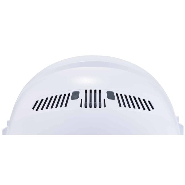 White Class C Hard Hat Full Brim Vented