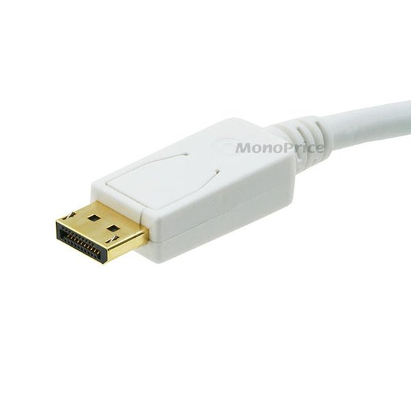 CPU Cord, Displayport/DVI, 15ft, White
