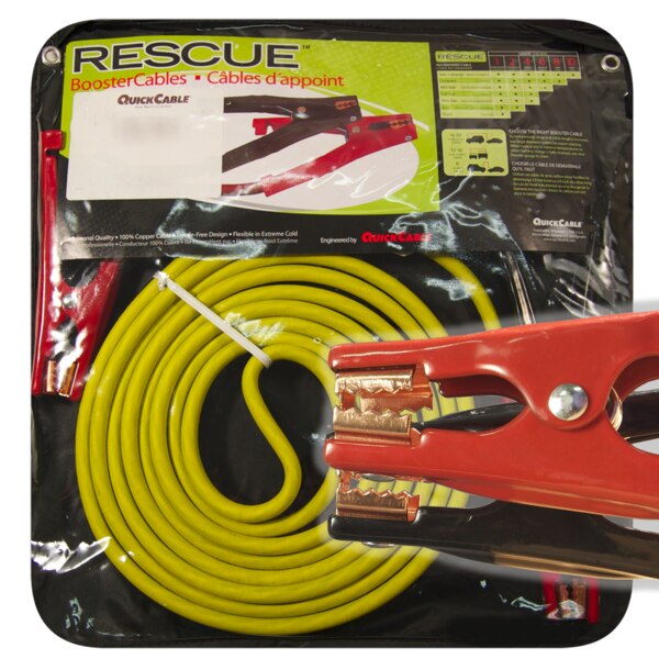 Booster Cable, 4 Ga, 12ft., 400A