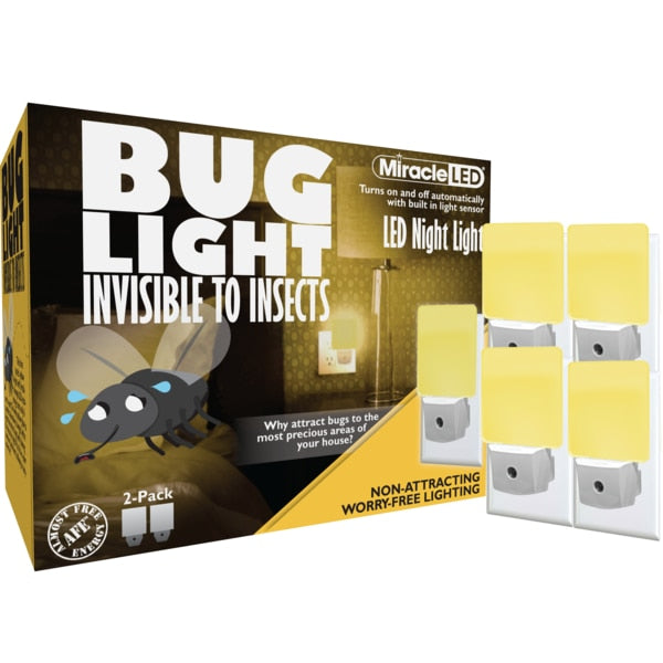 Bug Light Night Light Amber Glow to Protect your Precious Areas