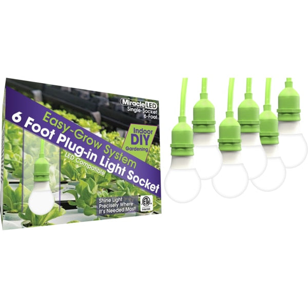 Single Socket LED Ready Corded Lighting System for Grow Lights