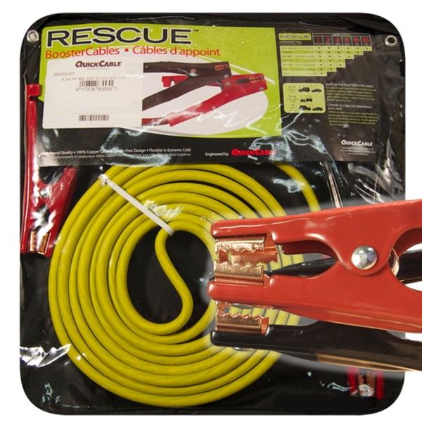 Booster Cable, 4 Ga, 16ft., 400A