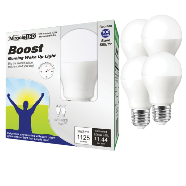 Nature's Vibe Boost Morning Wake Up Light Daylight LED Bulb