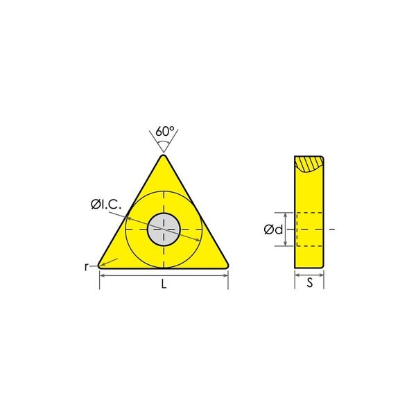 TPGH-32.51 C-2 Carbide Insert