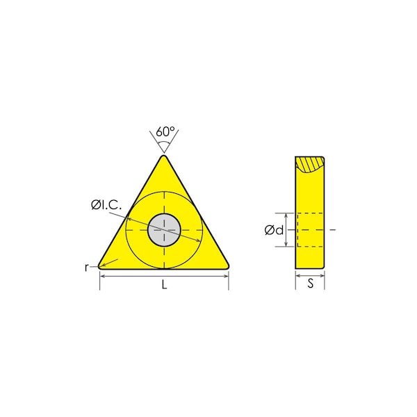 TPGH-731 C-5 Carbide Insert
