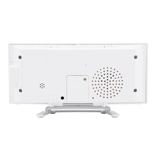 Crv Mirror LED Alarm Clock, Temp, USB Port