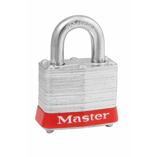 Lockout Padlock, KD, Red, 1-1/4
